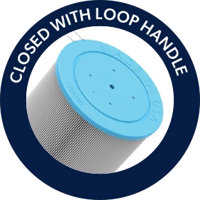 ENDCAPS CLOSED WITH LOOP HANDLE