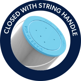 ENDCAPS CLOSED WITH STRING HANDLE
